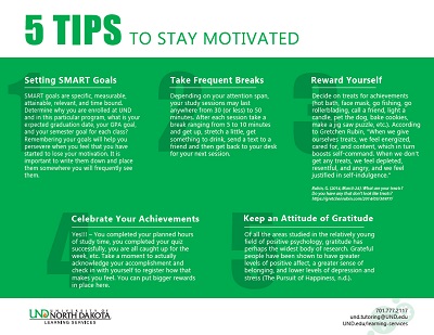 5 Tips to Stay Motivated