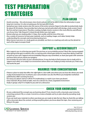 Test Preparation Strategies