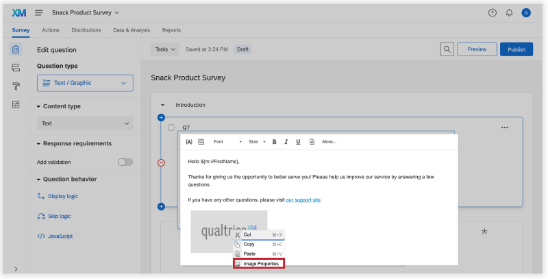Image Icon The Image Icon in the Rich Content Editor is shown.