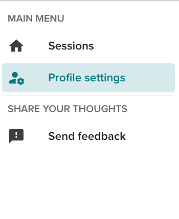 Profile Settings Profile Settings option in the Creator Dashboard of Vevox.