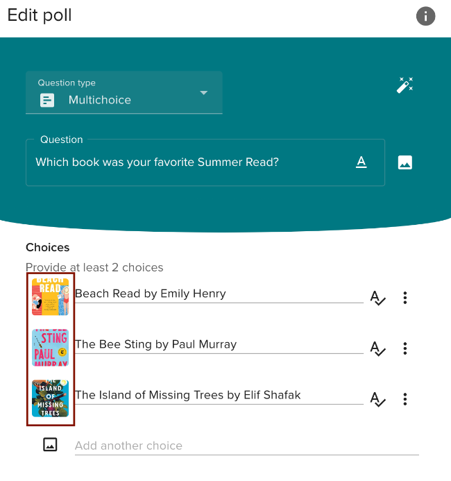 Select an Image to Edit To edit alternative text in vevox, click on the image.