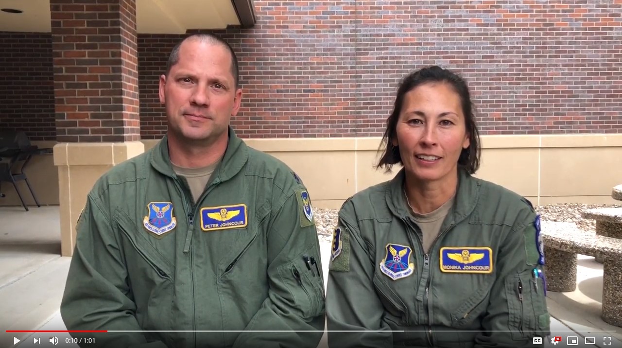 Male and female from the Boots to Business Testimonial Video