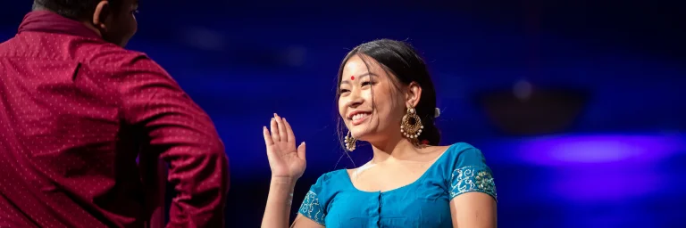 global studies student at Feast of Nations