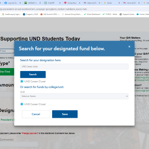 UND Foundation Donation