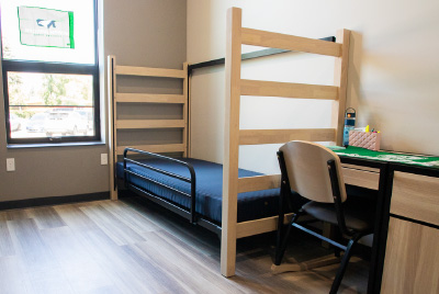 dorm bed