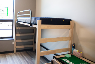 dorm bed