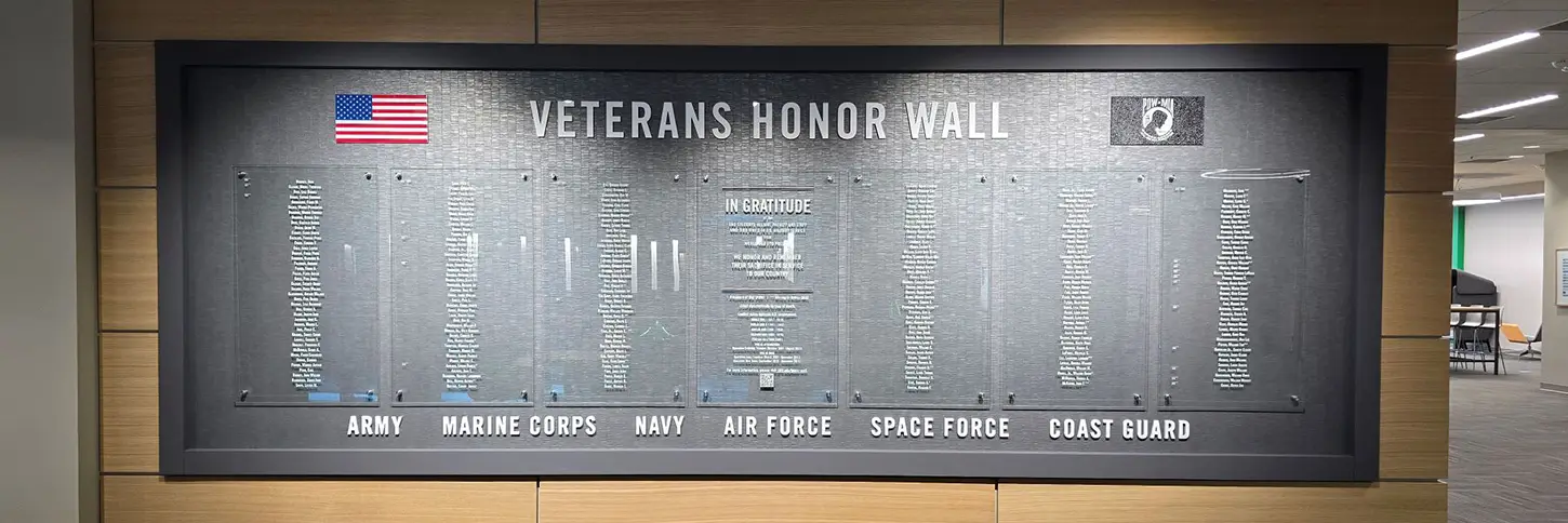 Veterans Honor Wall