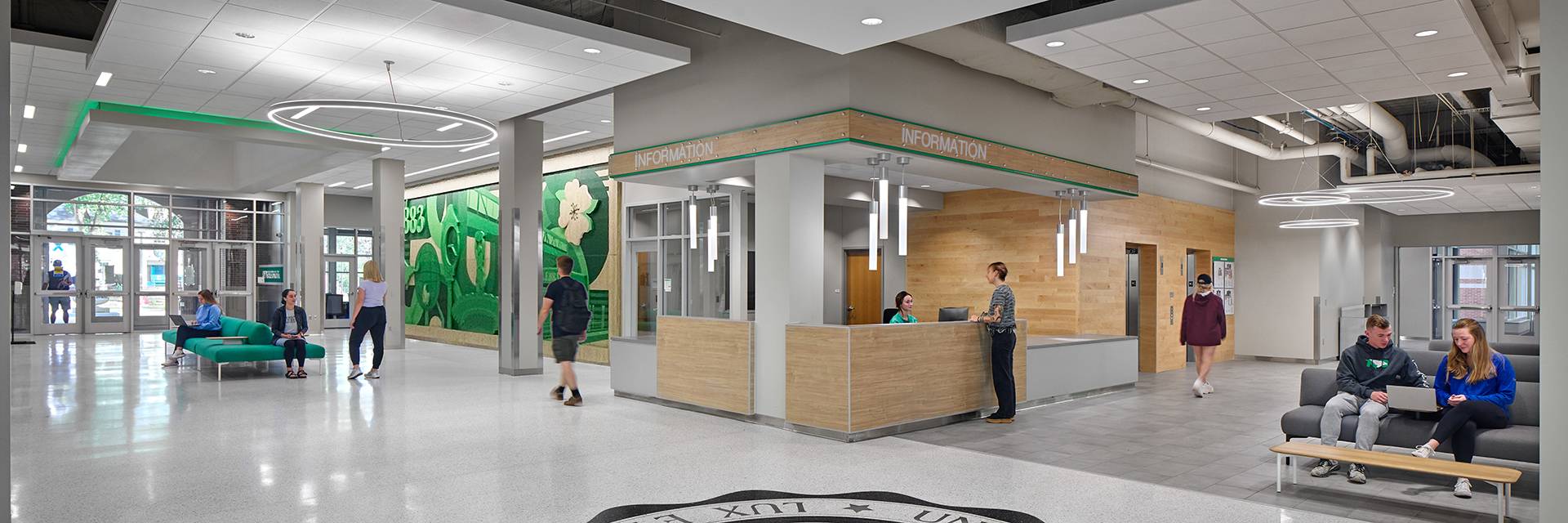 Memorial Union information desk